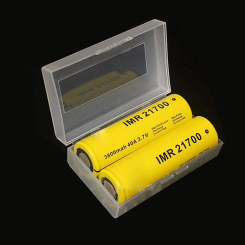 Battery Box, 2PCS Battery Case, Waterproof 2 * 20700/21700 Battery Holder for Battery...