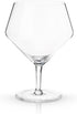 Viski Raye Angled Stemmed Gin and Tonic Glasses Set of 2 - Premium Crystal Clear Cocktail Gin Glasses for Gin Lovers Gift Set - 14oz...