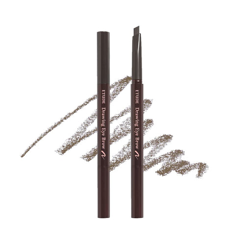 ETUDE Drawing Eye Brow #2 Gray Brown 21AD | Long-Lasting Eyebrow Pencil for Soft Textured Natural Daily Look Eyebrow Makeup | K-beauty...