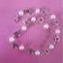Fuqimanman2020 Y2k Bracelet Necklace for Women Star Imitation Pearl Bead Y2k Jewelry Silver Chain Charm Aesthetic Grunge Gift...