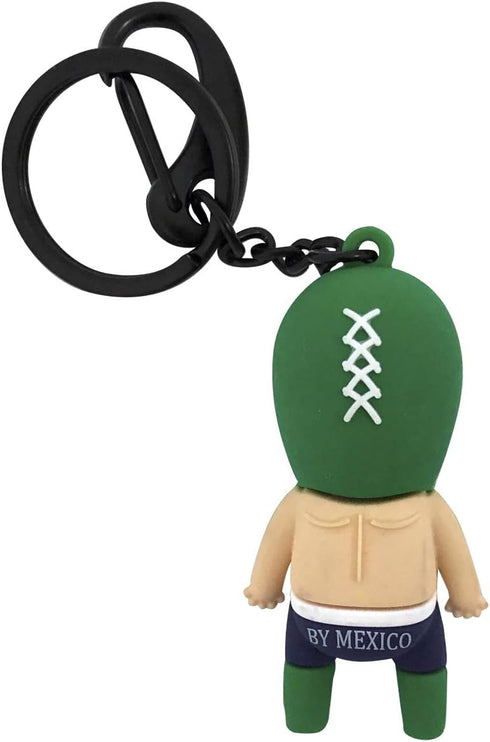 BY MEXICO Mexican Character 3D Keychain, Flexible PVC Colorful Designs...