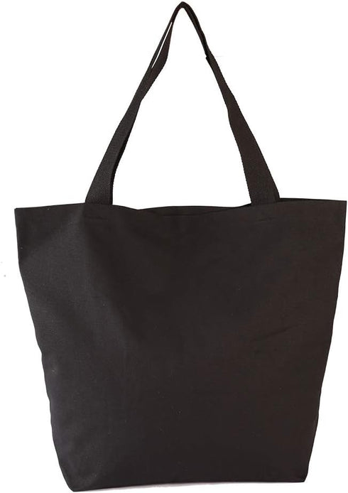 Durable 100% Cotton 12oz Canvas Heavy Duty Extra Large Grocery Bag Beach Tote Shopping Bag Multi Purpose Tote....
