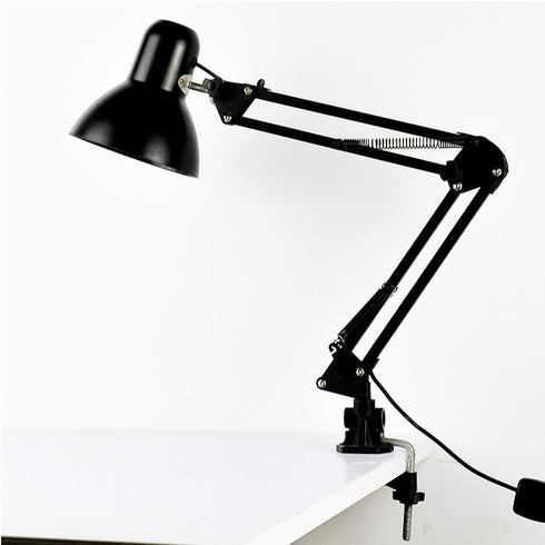 1 Pcs Metal Desk Lamp Mount Stand Table Mounting Clamp Swing Arm Drafting Light Clamp Holder Bracket Clip...