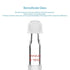 StonyLab Thermometer Inlet Adapter with 19/22 Inner Joint, 80mm Height, for Distillation Apparatus...