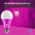 2 Pack BlueX LED A21 Pink Light Bulbs - 15W (120Watt Equivalent) - E26 Base Pink LED Pink Bulb, Party Decoration, Porch, Home Lighting, Holiday Li...