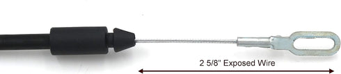 Flapper Style Recliner Release Handle,Recliner-Handles Lane Replacement for Lane and Action,2 5/8" Exposed Wire,Oval tip,Overall Length of Cable 2...