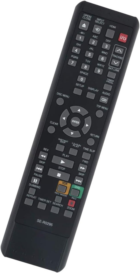 SE-R0295 Replacement Remote Control Applicable for Toshiba DVD Video Recorder VCR DVR620KU D-VR620 DKVR60KU D-VR610KU DVR610KU D-VR620KU D-VR610 D...