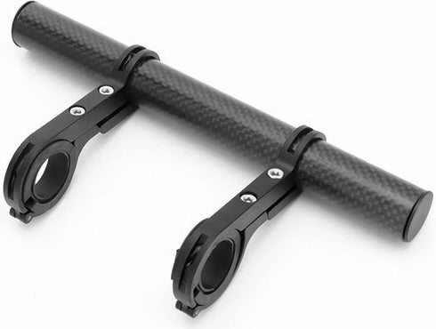 Bike Handlebar Extender,Bike Handlebar Extender with Double Mounting Clamp Bracket,For Bike Mounts,Extender Bars, Headlights,Light Lamp,Bicycle Ac...