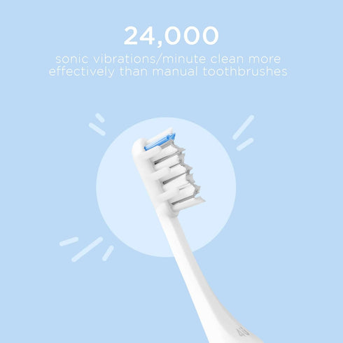 Soniclean 4U Sonic Electric Toothbrush for Adults, Bronze, Battery Powered, Unisex-Adults...