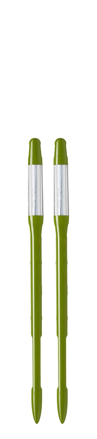 Aquameter (Medium Green Refillable - Bundle of 2) - House Plant Soil Moisture Meter, Humidity Sensor Probe, Water Level Indicator - Best for Indoo...