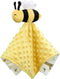BORITAR Baby Security Blanket Soft Baby Lovey Unisex Lovey Baby Gifts for Newborn Boys and Girls Baby Snuggle Toy Baby Bee Stuffed Animal Yellow 1...