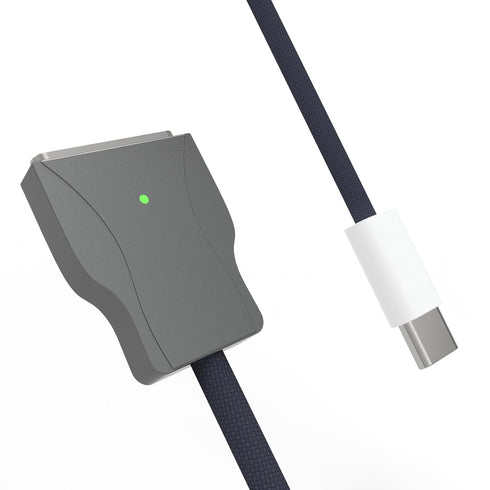 Type C to Magnetic Charging Cable,Compatible with magsafe3 and Macbook2012-2023, 2M, Midnight Black...