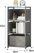 Cube Storage Shelf for Closet Organization and Small Spaces, 3-Tier DIY Bookshelf Bookcase for Bedroom and Living Room, 4-Layer Storage Shelf...