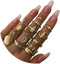 Gold Knuckle Stacking Rings for Women Stackable Joint Finger Statement Rings Set Boho Vintage Midi Rings Y2k Moon Star Snake Butterfly Pearl Top F...