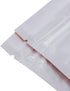 100pcs Frosted Clear Window Flat Colored Metallic Foil Resealable Zipper Seal Bags (Black, Flat | 3oz)...