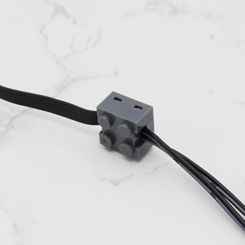 The Lord of the Tools 2PCS LED Light Link Line Cable Technic Power Function Compatible with Lego 8870 Train Vehicle Bricks Building Blocks Toy 50c...