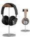 Micool Headphone Stand, Aluminium and Wood Gaming Headset Stand Holder for All Size Headphones with Stable Heavy Base, Headphone Holder for Desk...