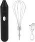 Electric Egg Beater, Cordless Hand Mixer 3 Speeds for Home Baking (Black)...