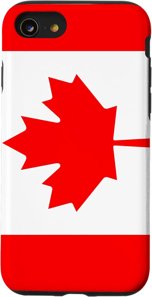 iPhone SE (2020) / 7 / 8 Canada Flag Phone Case Canadian Gift Souvenir Maple Leaf Case...