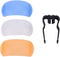 Practical 3 Color 8741mm Flash Bounce Diffuser Cover, Flash Diffuser Cover, Pop-Up for Camera Flash Photography...