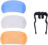 Practical 3 Color 8741mm Flash Bounce Diffuser Cover, Flash Diffuser Cover, Pop-Up for Camera Flash Photography...