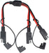 10AWG SAE DC Power Automotive Connector Cable Y Splitter 1 to 2 SAE Extension Cable, Fit for Suitable for Solar Battery Connection and Transfer -4...