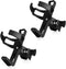Accmor 2pcs Bike Water Bottle Holders No Screws, Universal Bike Cup Holder, 360 Degree Rotatable Bike Water Bottle Cage, Water Bottle Holders for ...