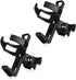 Accmor 2pcs Bike Water Bottle Holders No Screws, Universal Bike Cup Holder, 360 Degree Rotatable Bike Water Bottle Cage, Water Bottle Holders for ...