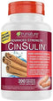 Advanced Strength Cinsulin Cinnamon, Chromium Picolinate, Vitamin D3 Cinnamon 500 Mg, Chromium Picolinate, 400 Mcg, Vitamin D3, 500 Iu, 200 Capsul...