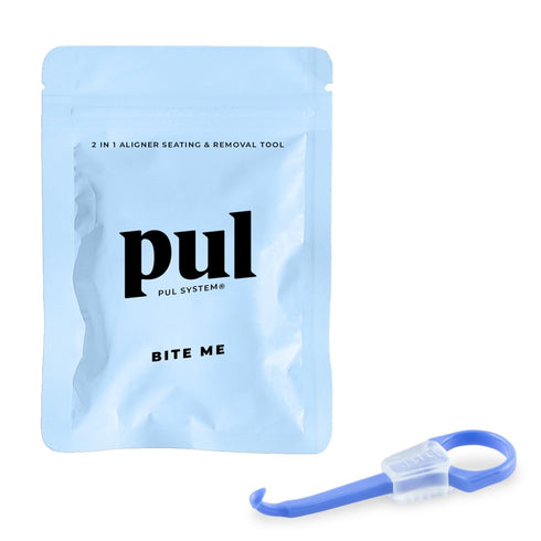 PUL 2 in 1 Chewies & Clear Aligner Removal Tool Combo by The Pultool | Compatible with Invisalign Removable Braces & Trays, Aligners, Retainers, &...