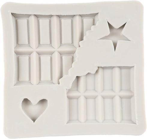Cookie Fondant Mold Waffle Chocolate Silicone Molds for Cake Decoration Chocolate Cupcake Topper Candy Sugar Craft Polymer Clay Gum Paste...