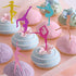 Gymnastics Cupcake Topper Gymnast Themed Cake Food Fruit Dessert Appetizer Picks Girl Birthday Party Supplies Colorful Glitter Decorations Set of ...