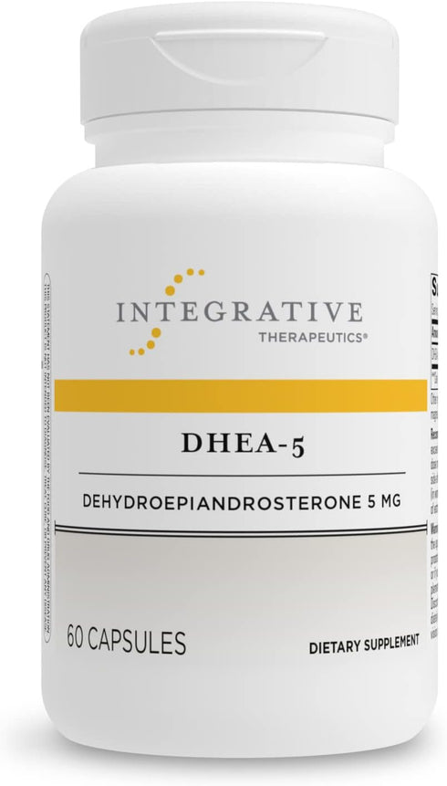 Integrative Therapeutics DHEA-5 - for Women and Men - Gluten Free - Dairy Free - Vegan - 60 Capsules...