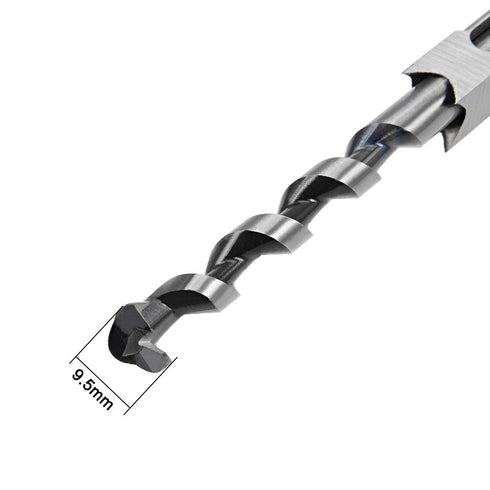 uxcell Square Hole Drill Bit, 1/2" High-Carbon Steel Hollow Chisel Mortise Power Tool for Woodworking 2 Pcs...