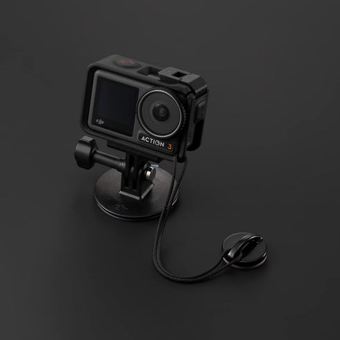 DJI Osmo Action Camera Mount, Black, Compatible with Osmo Action 3 and 4...