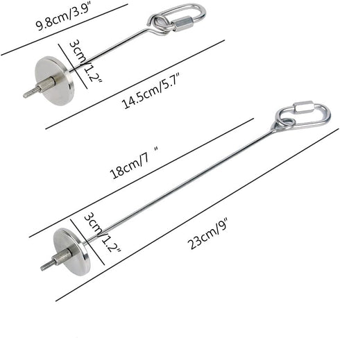 Stainless Steel Bird Food Holder Bird Feeder Vegetable Fruit Hanging Holder for Parrot Birds (Large)...