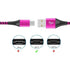 3Pack 9Ft/6Ft/4Ft/3Ft/1Ft/ Nylon Braided Fast Charging Cable Aluminum Housing Compatible with Galaxy S10 S9 Note 9 8 S8 Plus,LG V30 V20 G6,P30/P20...