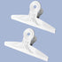 Extra Large Bulldog Clips White - Coideal 2 PCS 20cm Jumbo XL Bull Binder Paper Clip Clamps for Office School Drawing (7 7/8 Inch)...