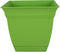 The HC Companies 8 Inch Eclipse Square Planter with Saucer – Indoor Outdoor Plant Pot for Flowers Vegetables Herbs, Peridot Green...