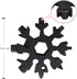 18-in-1 Snowflake Multi-Tool Screwdriver, Stainless Steel 18-1 Multitool Snow Tool (Black)...