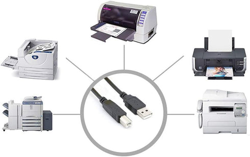 6ft USB Cable for HP Officejet 4630 e-All-in-One Inkjet Printer...