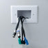 Single-Gang Quick Install Bulk Wire Plate, White...