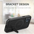 Waterproof Case for iPhone 12 Selected Waterproof IP68 Certified with Kickstand, Compatible with Magsafe Case Bulit-in Protector Shockproof Snowpr...