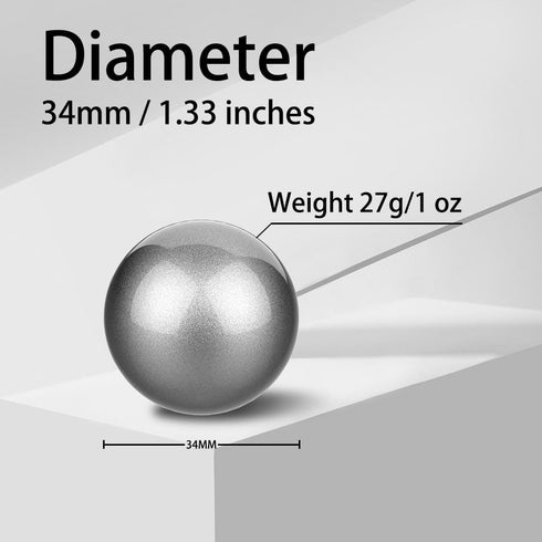 All-New 2024, Trackball 34mm/1.34 Inches Trackball, Replacement Ball for Logitech M575, M570, MX Ergo, ELECOM, Kensington, Perixx, and Other Compa...