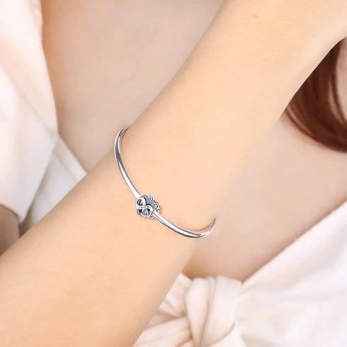 Birthstone Charms for Bracelet Necklace 925 Sterling Silver Love Heart Charms Happy Birthday Charms for Women Jewelry Gift...