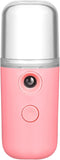 LIFKOME Hand Held Humidifier Portable Humidifier Pink Humidifier Diffuser Face Mister for Home Office Travel...