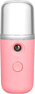 LIFKOME Hand Held Humidifier Portable Humidifier Pink Humidifier Diffuser Face Mister for Home Office Travel...