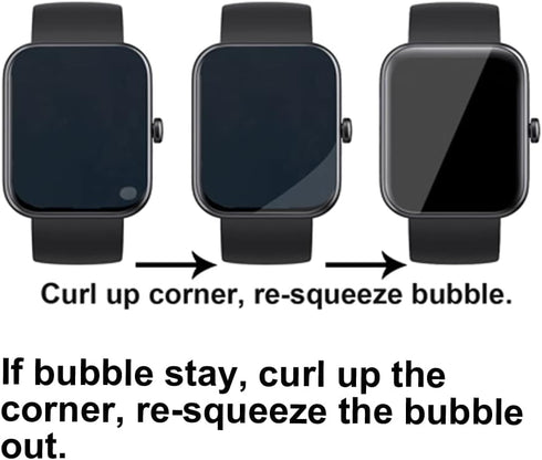 3D Screen Protector Compatible with Popglory Kimeag ZOSKVEE P95 2.01” and SKG V7 1.95" Smart Watch, 3-PACK...