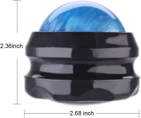 ZONGS Manual Massage Ball Pain Relief Back Roller Massager Self Massage Therapy and Relax Full Body Tools for Sore Muscle Joint Pain Essential Oil...