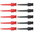 Hook Clip, 10pcs P5002 Hook Multimeter Test Hook Grabbers for Digital Multimeter/SMD IC D20 Cable Welding(Black&Red)...